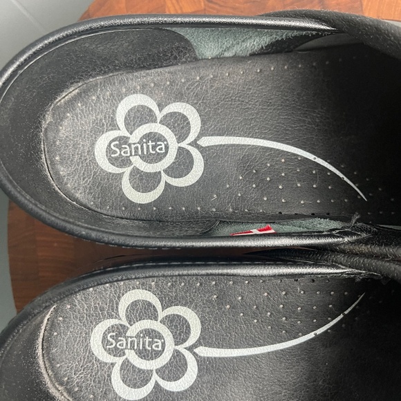 Sanita Metallic Silver Professional Slip Resistant Clogs Size 42 - Picture 6 of 9